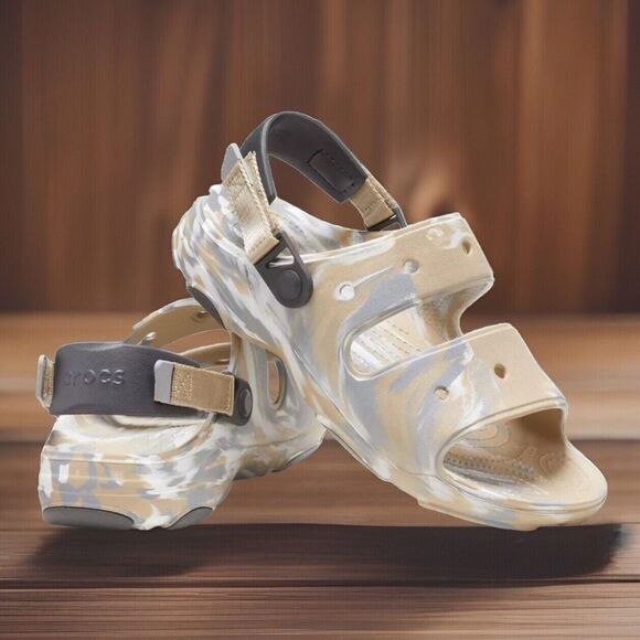 Crocs Classic All Terrain Marbled Sandals Mens 12 Chai Multi Color main image 9